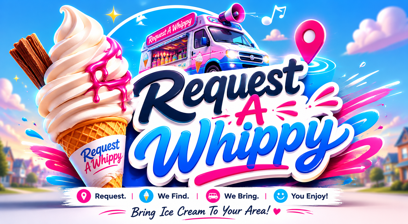 Request A Whippy — bring ice cream to your area